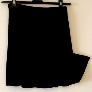 Flirty Mini Skirt by J. Valdi Black Sz S